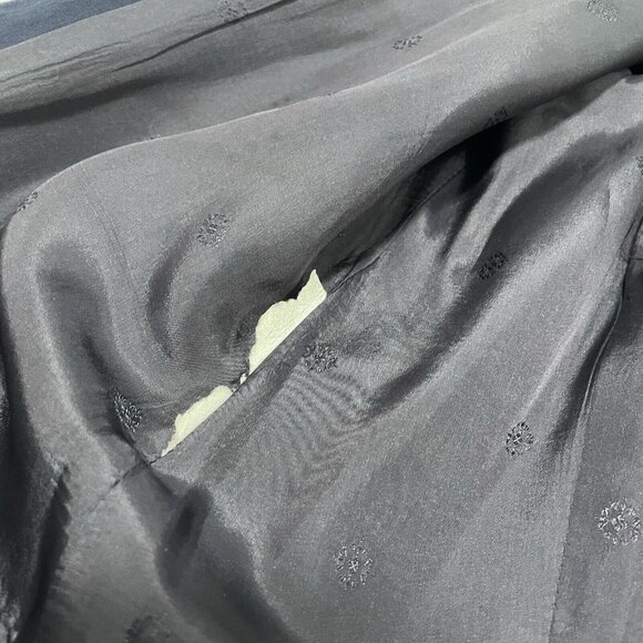 VTG Vestimenta Blue Linen Italian Lightweight 3 Button Blazer Jacket Size Medium - Picture 7 of 13